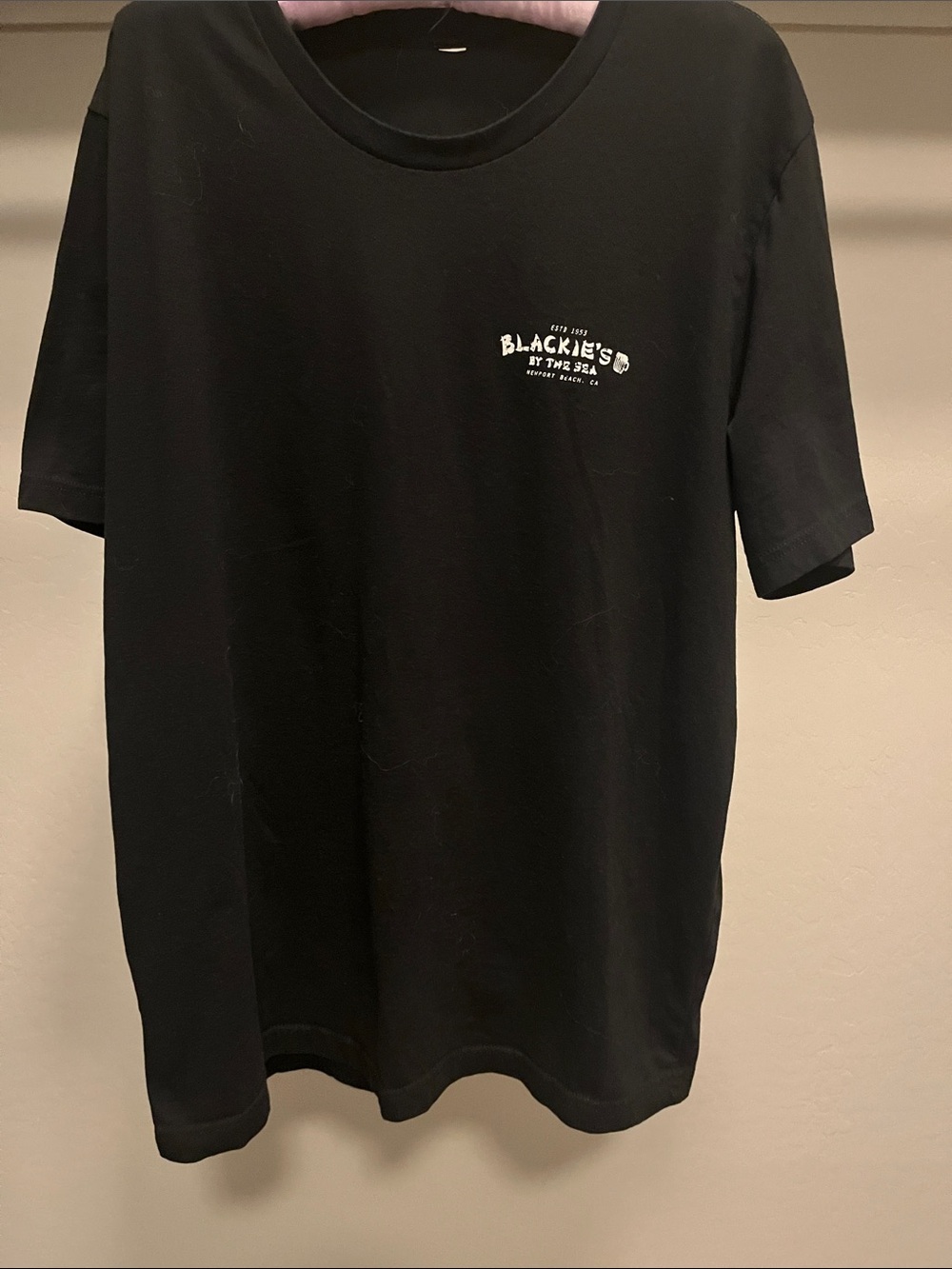 Black Blackie's by the Sea Logo Crewneck Tee - Men